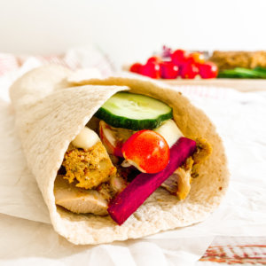 chicken shawarma wrap