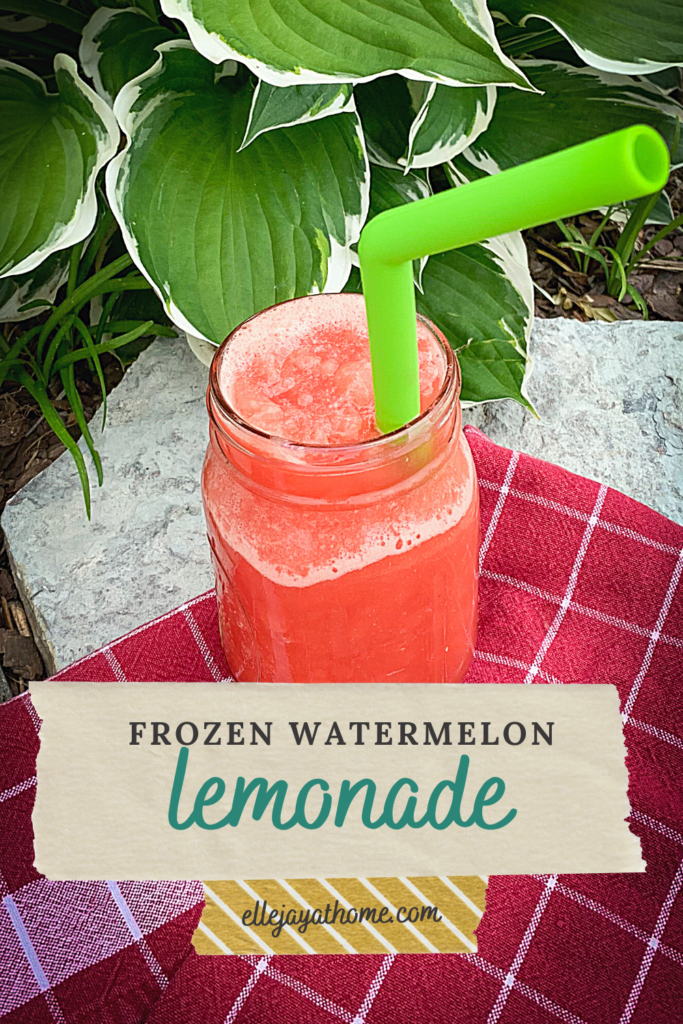 Pin Me! Frozen Watermelon Lemonade tape pin