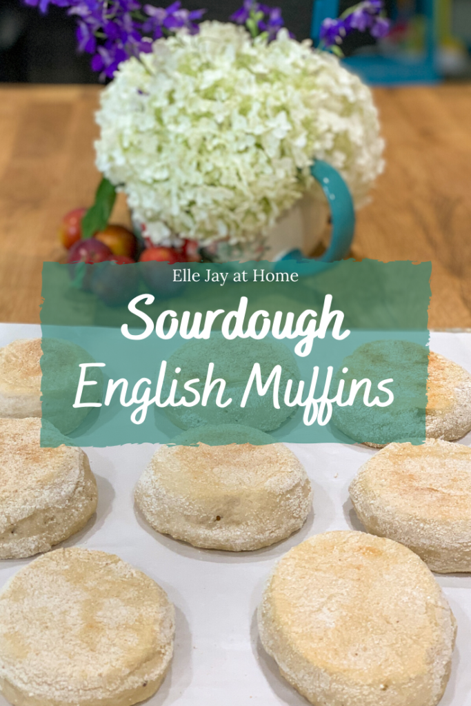 Pin Me! Sourdough English Muffins