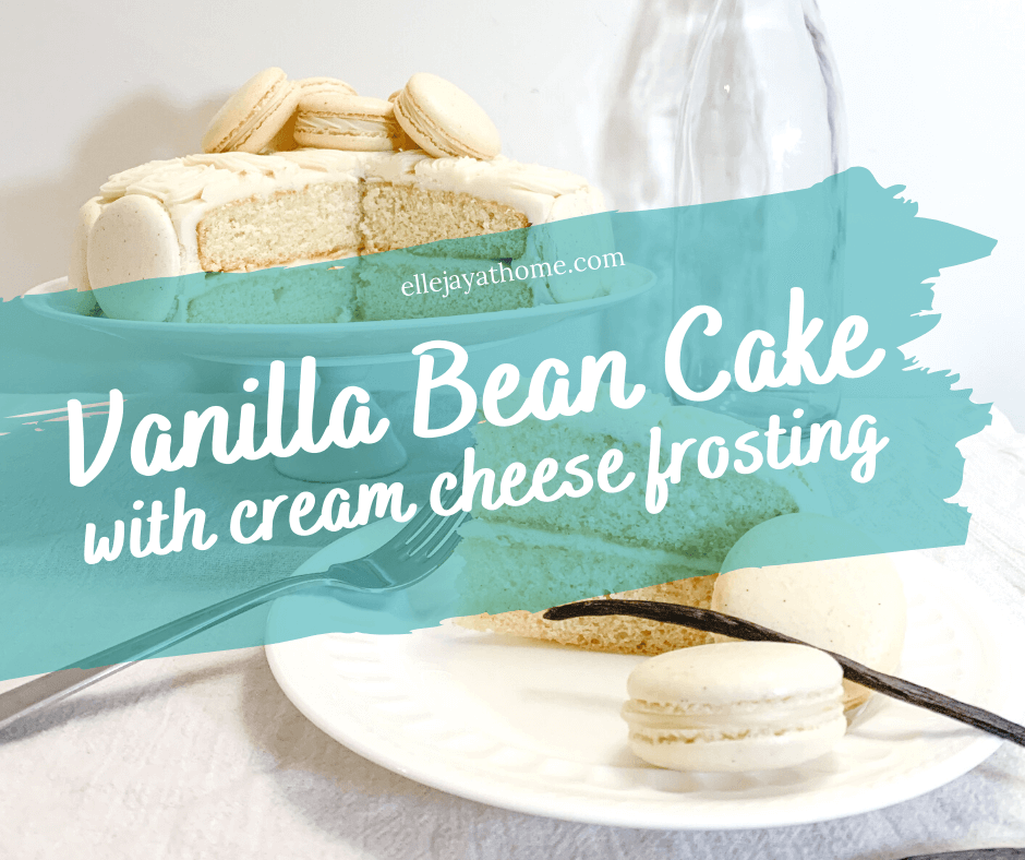 Vanilla Bean Cake with Cream Cheese Frosting
