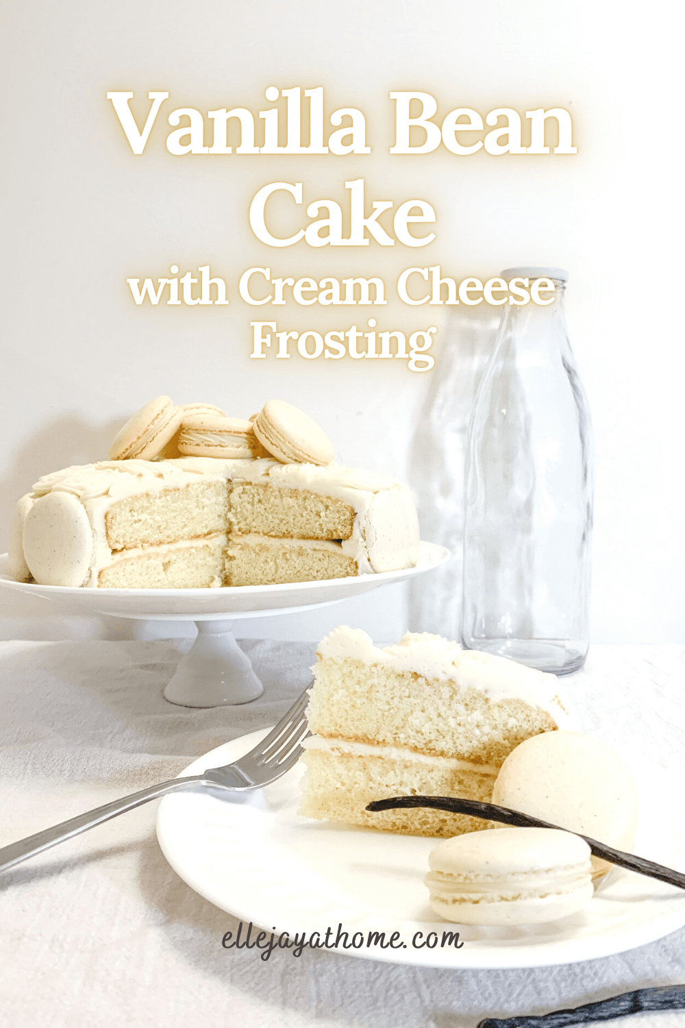 Vanilla Bean Cake with Cream Cheese Frosting