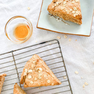 maple oat scones