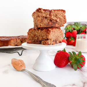 sourdough pbj blondies