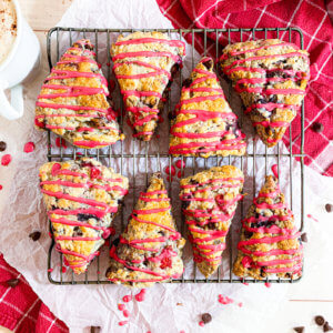 Cherry Chocolate Scones