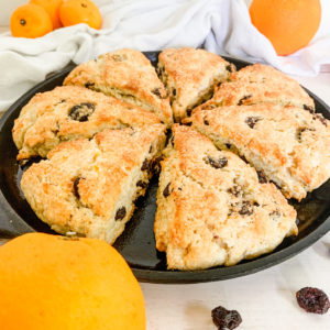 cranberry orange scones